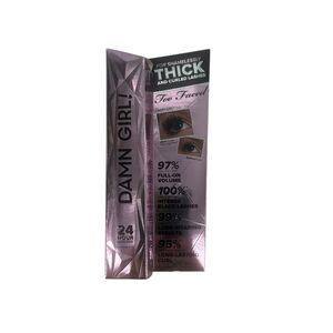 Too Faced Damn Girl 24 hour Mascara Thick And Curled Lashes Full Size 13ml/.43oz